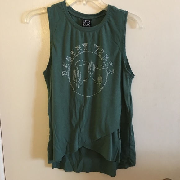 Modern Lux Tops - Green Desert Vibes Tank Top by Modern Lux